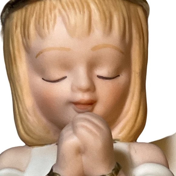 Home Interiors 2 Ceramic Angel Praying Figurines 12245-04 - Picture 11 of 11